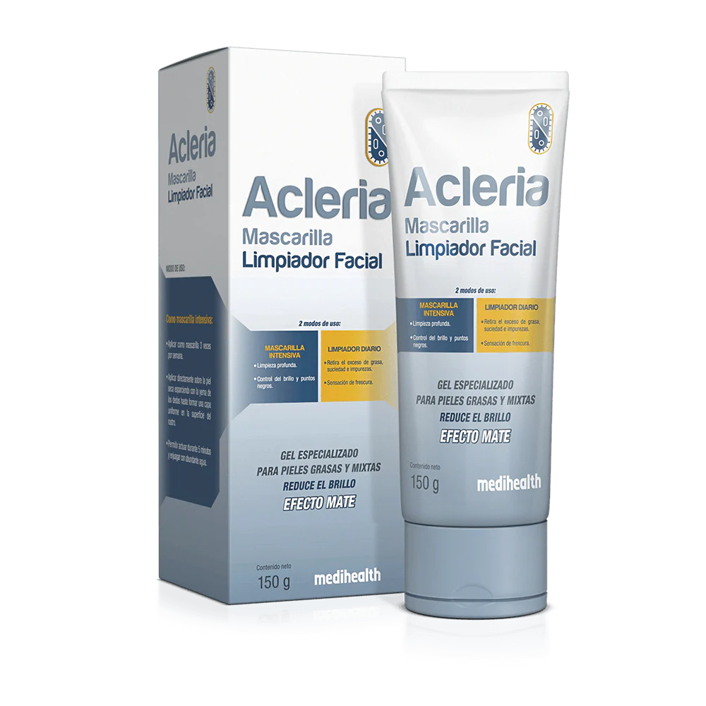 Acleria mascarilla gel limpiador facial x 150g