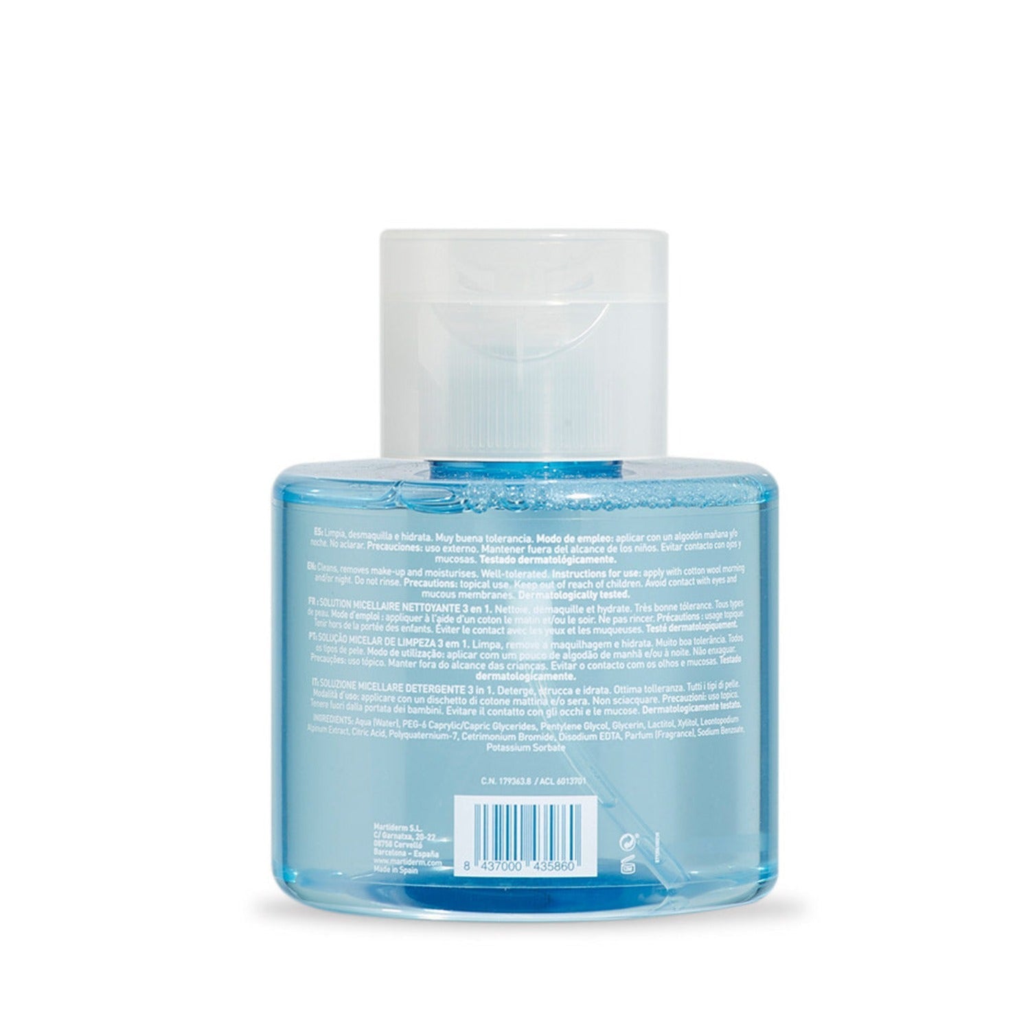 Solución Micelar Limpiadora 3 en 1 🩶 - MARTIDERM