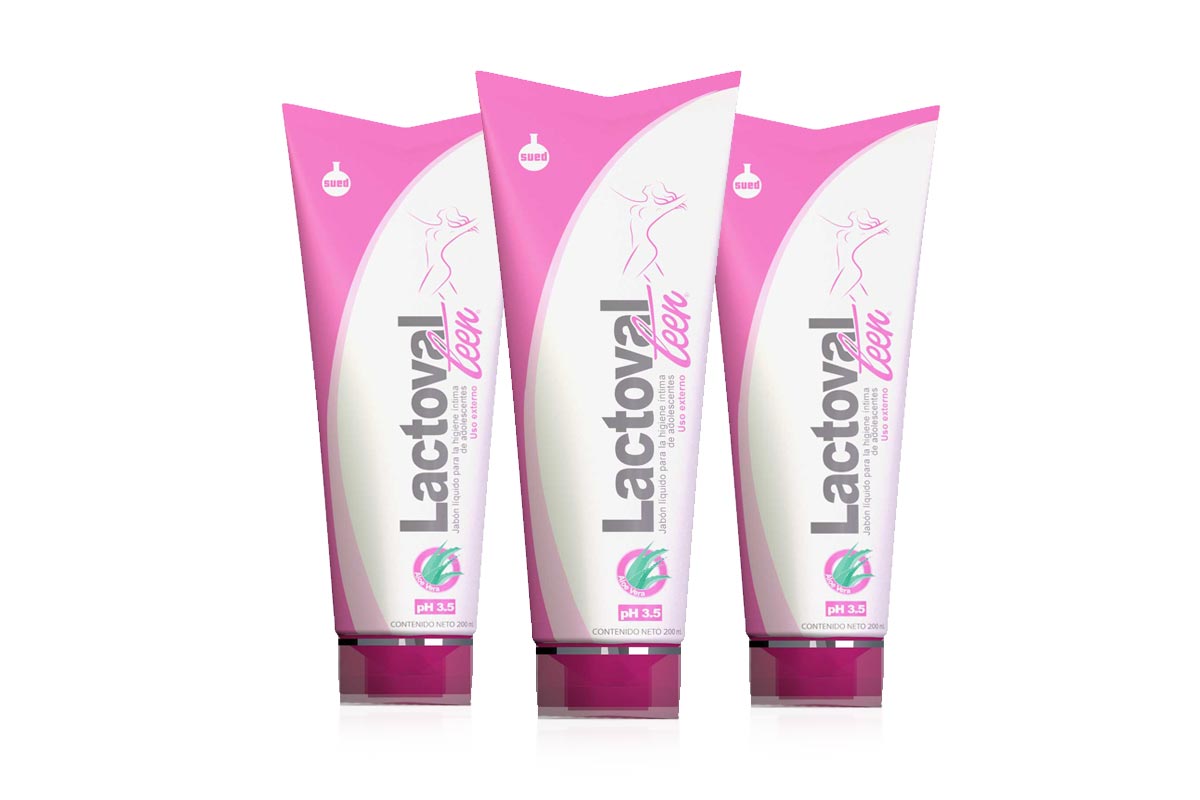 LACTOVAL “Teen” 🩷 jabón intímo de la mujer - SUED